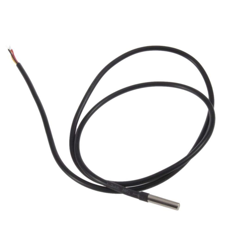  [AUSTRALIA] - Aideepen 5 x 2 m Cable Temperature Digital Thermal Probe Sensor DS18B20 Stainless Steel Probe Accurate Reading Temperature -55 °C to + 125 °C 2M