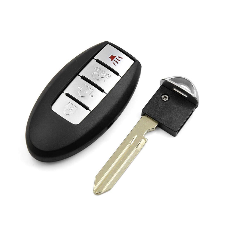  [AUSTRALIA] - uxcell New 4 Buttons Uncut Insert Key Fob Remote Control Case Shell Replacement for KR55WK48903 2007-2012 Nissan Altima