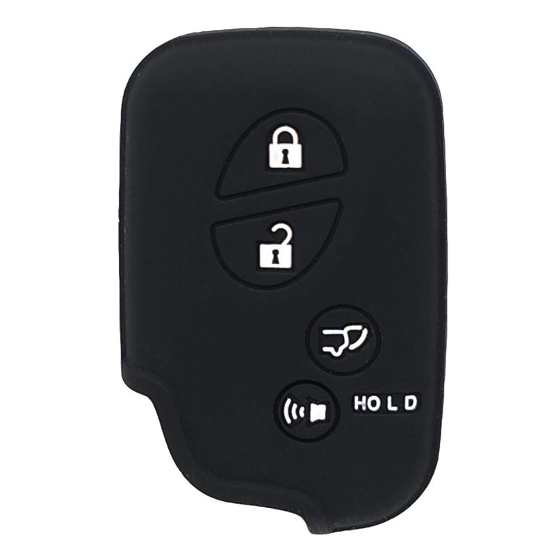 2Pcs WERFDSR Sillicone key fob Skin key Cover Keyless Entry Remote Case Protector Shell for Lexus GS430 GS300 IS350 IS250 LS460 GS450h GS350 ES350 LS600h LX570 RX450h RX350 HS250h red black - LeoForward Australia