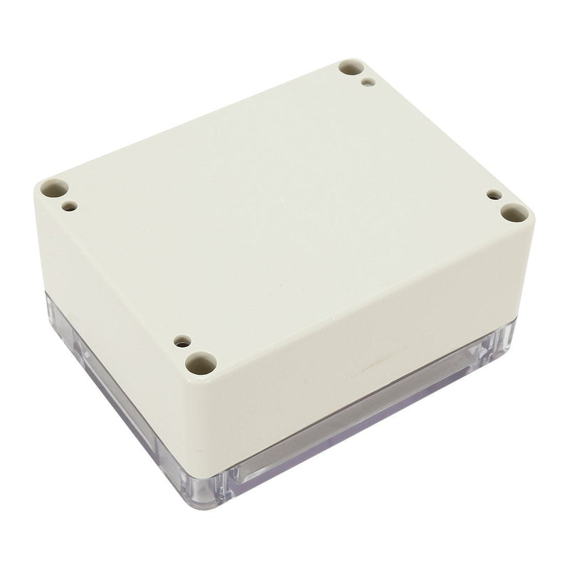  [AUSTRALIA] - Awclub ABS Plastic Junction Box, Dustproof Waterproof IP65 Electrical Box - Universal Project Enclosure Grey, with PC Transparent/Clear Cover 4.53"x3.54"x2.16"(115mm x 90mm x 55mm) 4.53"x3.54"x2.16"