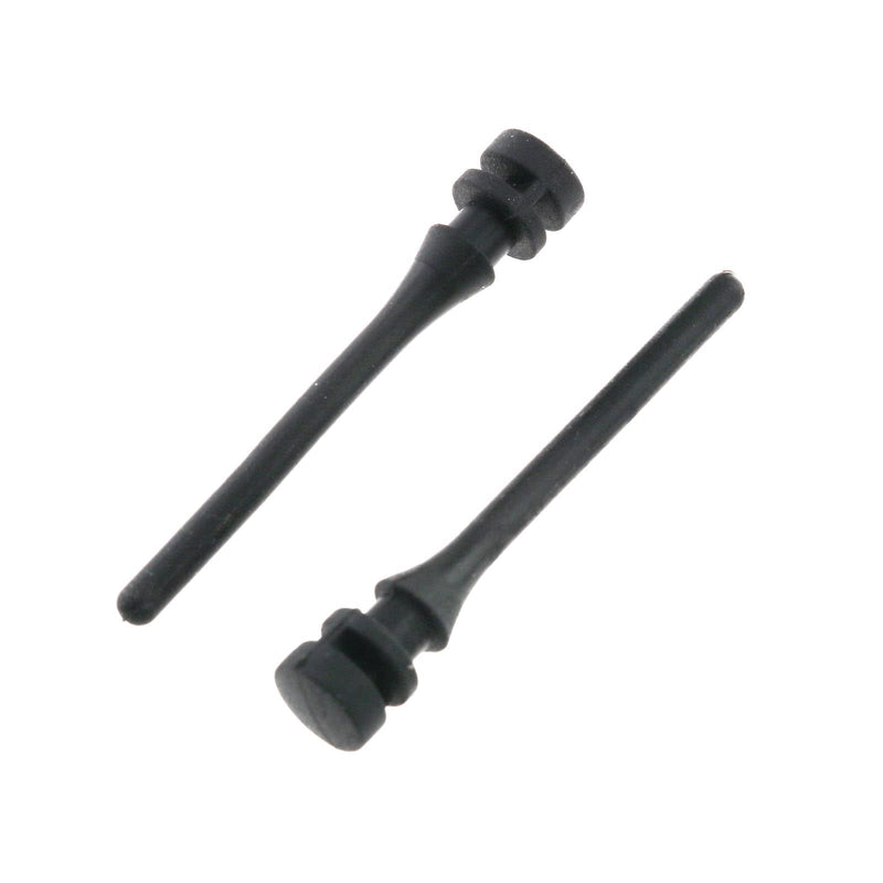  [AUSTRALIA] - E-outstanding 20pcs Black PC Case 008Fan Mounting Pin Anti Noise Computer Components Vibration Silicone Rubber Screws, 45mm