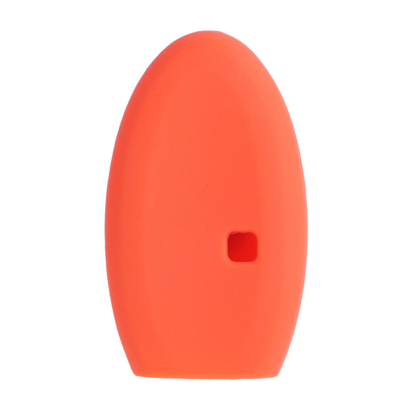  [AUSTRALIA] - XUHANG Sillicone key fob Skin key Cover Remote Case Protector Shell for Infiniti EX35 FX50 G35 G37 M45 QX56 FX50 M35 M56 QX60 QX80 Smart Remote 4 Button Orange
