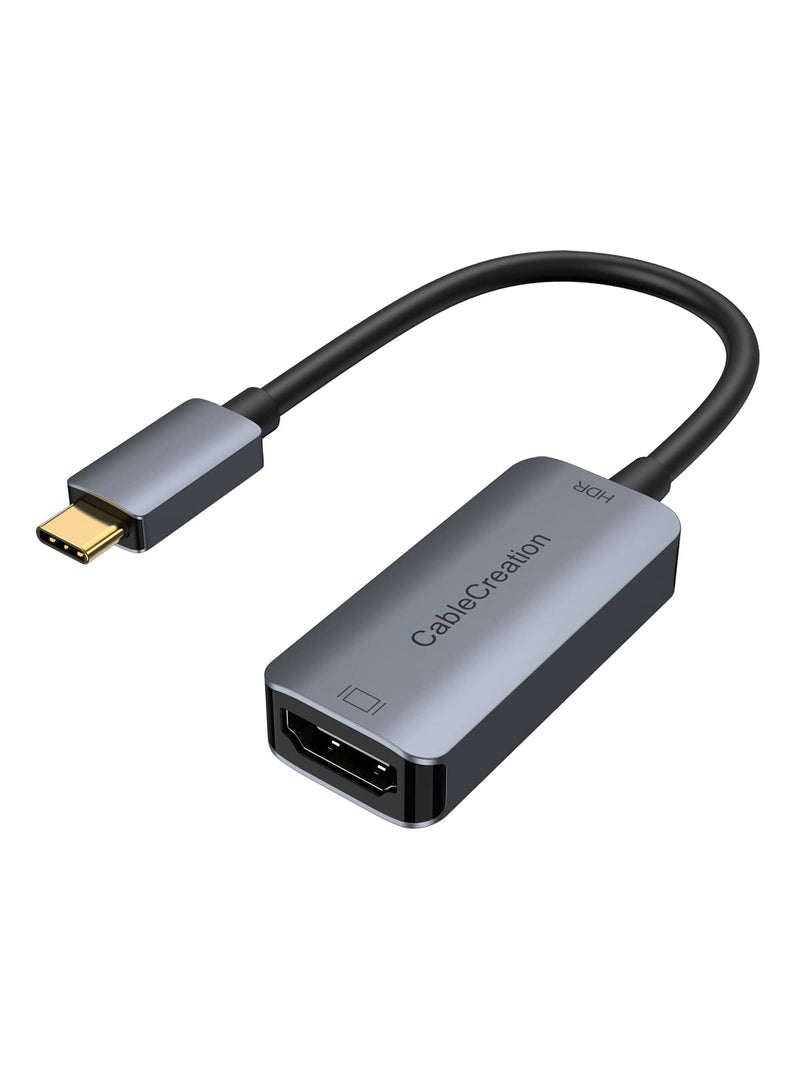  [AUSTRALIA] - CableCreation USB C to HDMI Adapter for Home Office 4K@60Hz HDR, Type C Male to hdmi Female Adapter Thunderbolt 3 Compatible, for MacBook/Pro/Air, iPad Pro, Surface Book 2, Galaxy S22/S20, Aluminum