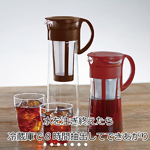  [AUSTRALIA] - Hario Mizudashi Cold Brew Coffee Pot, 600 ml, Brown