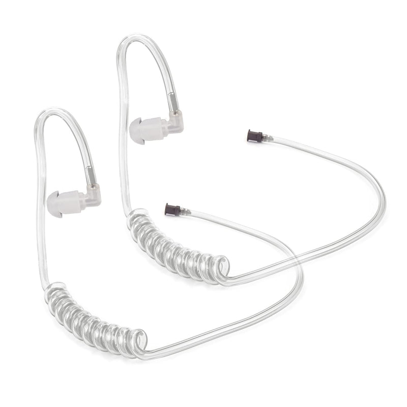  [AUSTRALIA] - Replacement Acoustic Coil Tube for Two Way Radio Earpiece and Headset, Surgical Grade UV Resistant Acoustic Tube (Clear)