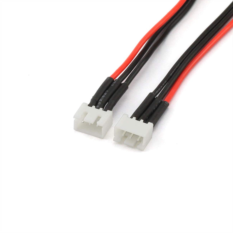 RuiLing 2pcs 15cm JST-XH 2S LiPo Balance Power Cable Connector 22AWG Extended Charging Wire Male Female Plug for RC Drone FPV Quadcopter Rechargeable Lipo Battery Charger DIY - LeoForward Australia