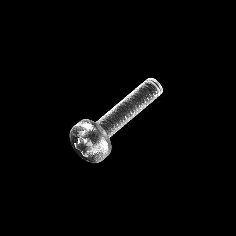  [AUSTRALIA] - uxcell M2x10mm Plastic Phillips Bolts 50pcs PC Pan Head Machine Screws Transparent