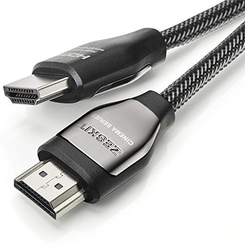 Zeskit HDMI Cable 3ft/ 1m (4K 60Hz HDR UHD 4:4:4 HDCP 2.2) HDMI 2.0 High Speed 18Gbps - 3D ARC Ethernet 2160p 1080p - Compatible with Samsung Xbox Playstation PS3 PS4 nVidia Apple TV Fire TV Netflix - LeoForward Australia