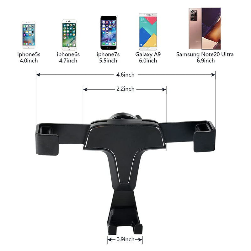  [AUSTRALIA] - 1797 Phone Holder Mount for Jeep Renegade Accessories 2015-2022 Car Gravity Cellphone Cradle for Most Smartphones Navigation Upgraded