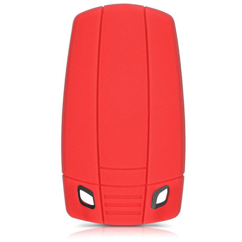  [AUSTRALIA] - kwmobile Car Key Cover for BMW - Silicone Protective Key Fob Cover for BMW 3 Button Car Key (only Keyless Go) - Red