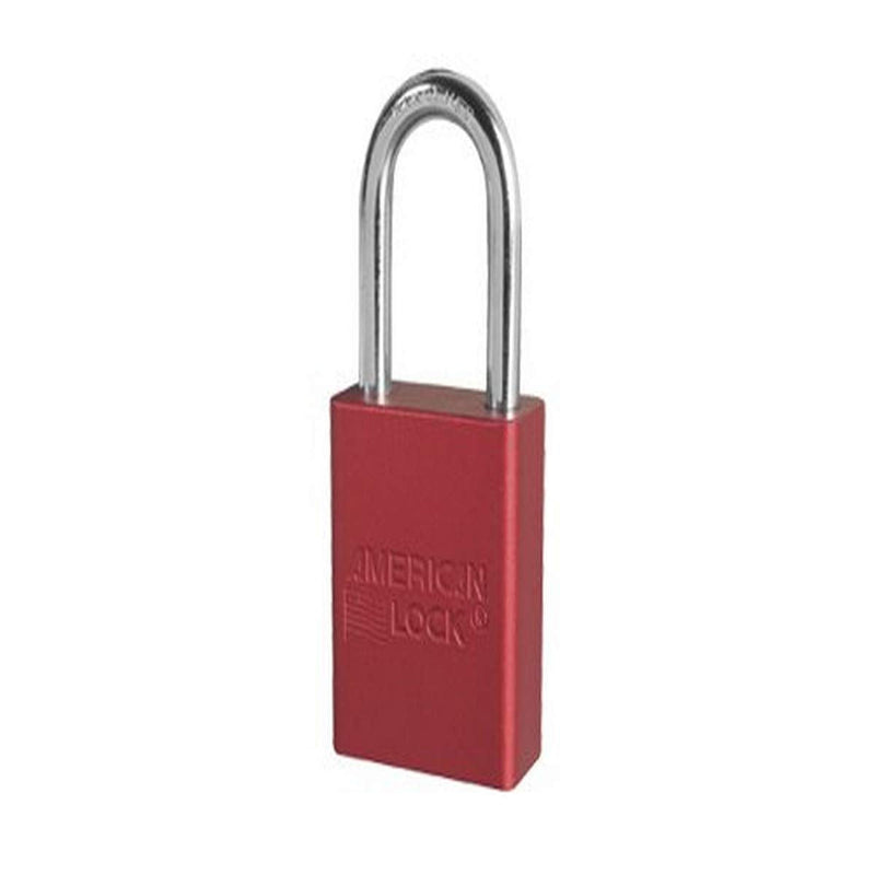 [AUSTRALIA] - American Lock A1106RED1KEY Padlock Keyed, Aluminum, Red