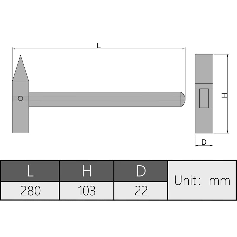  [AUSTRALIA] - Utoolmart 12 inch TPR Two-Color Fiber Handle Square Oblique Head Metal Electrician Repair Hammer 10 oz Random Color 1 Pcs