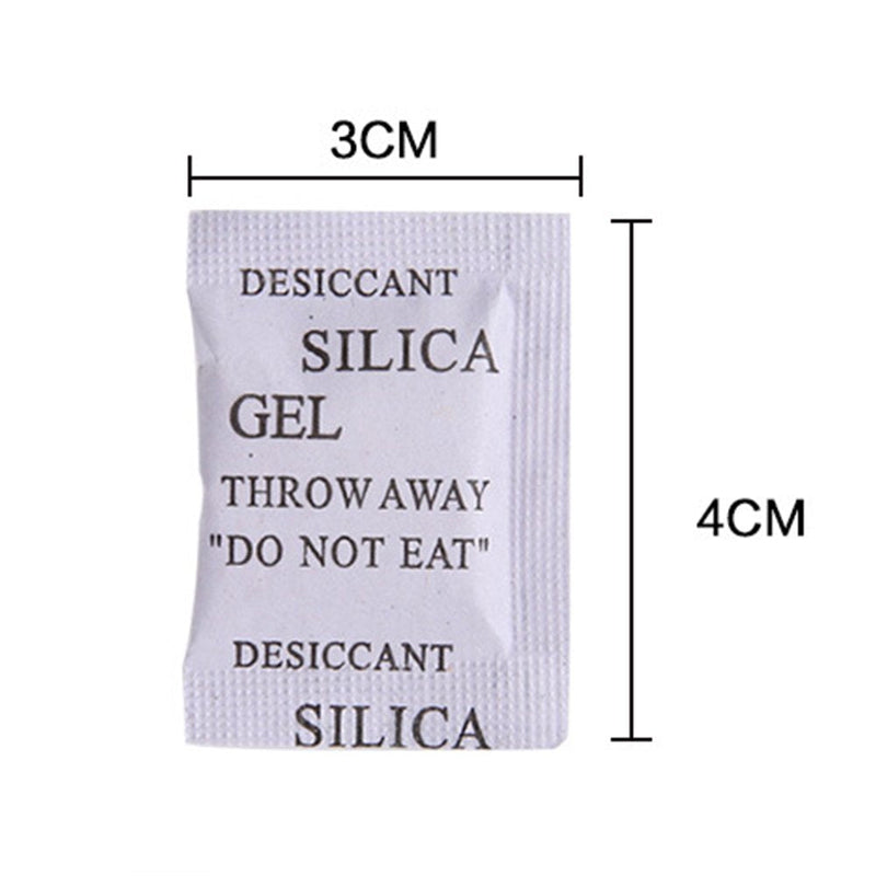  [AUSTRALIA] - 200 Pcs Food Grade Security Silica Gel Desiccant Pack Moisture Absorber Dehumidifier (Size:200 pcs) 200 pcs