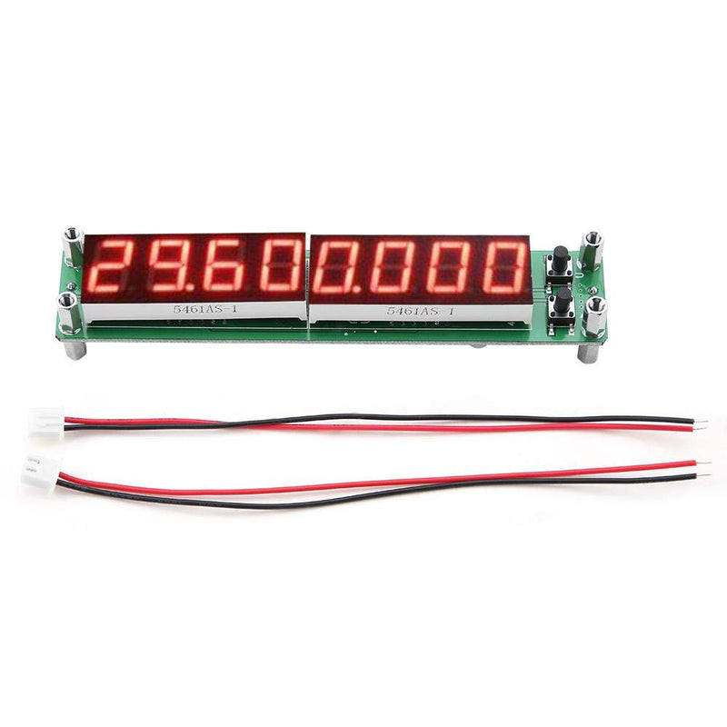  [AUSTRALIA] - PLJ-8LED-H RF 0.1~1000 MHz test module frequency counter, digital signal frequency counter cymometer (red) font with red backlight