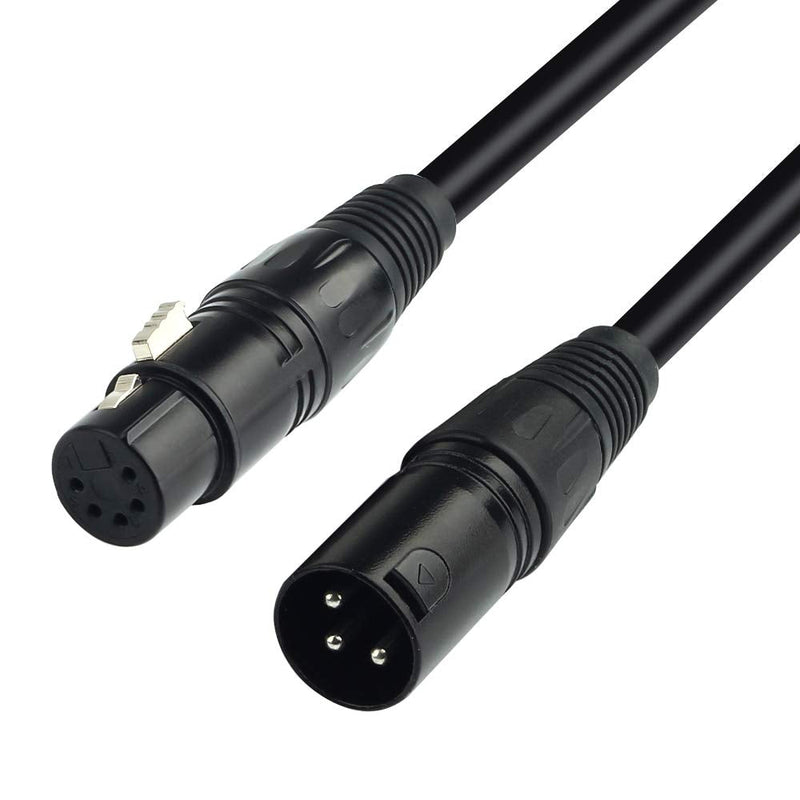  [AUSTRALIA] - SiYear XLR Male 3 Pin to XLR Female 5 Pin & XLR Female 3 Pin to XLR Male 5 Pin Audio Cable, for Microphone DMX Stage Light Turnaround Etc（1Set / 2Pack) XLR5PIN-XLR3PIN