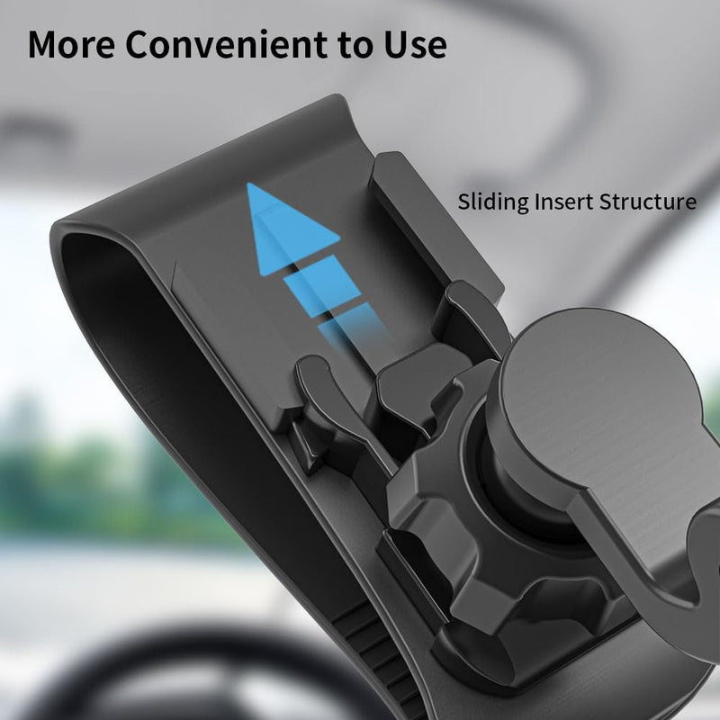 [AUSTRALIA] - SKEZN Upgrade Car Sun Visor Mount, VLOG/Video Holder Compatible with GoPro Hero 11/10/9/8 Black, Insta360, DJI and More (1.8 * 3.7 * 2.8 in) 1.8*3.7*2.8 in