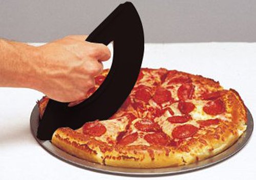 Rock'n Roll Pizza Cutter Black - LeoForward Australia