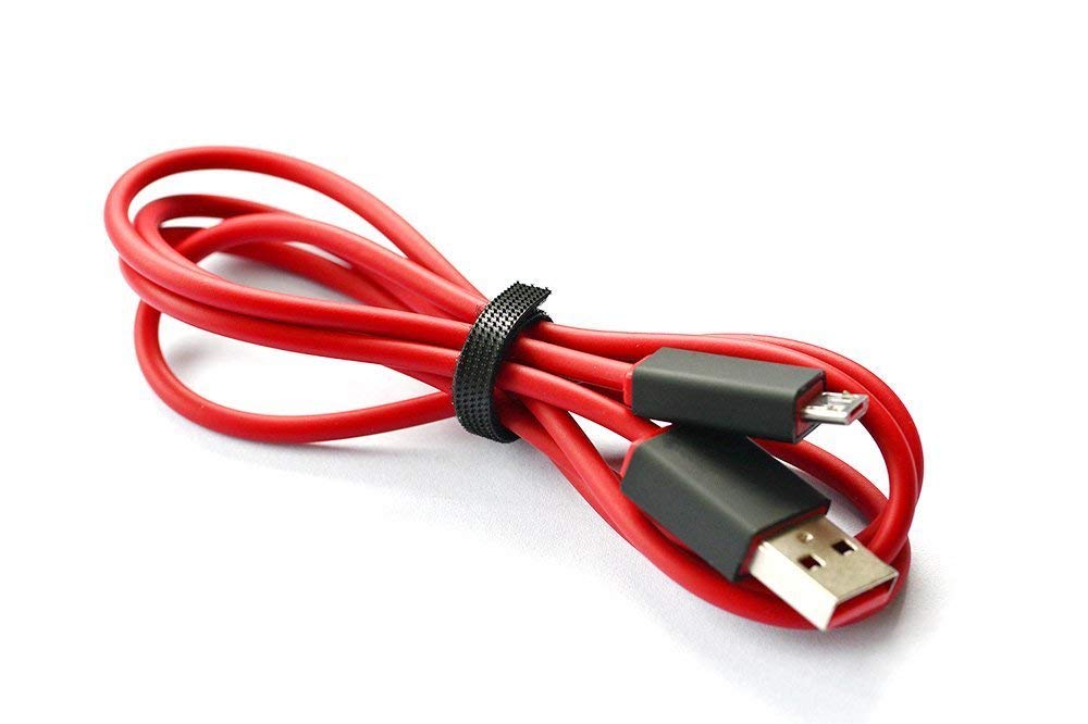  [AUSTRALIA] - Replacement Charger Cable Power Supply Cord Compatible with Wireless Beats by Dr.Dre Powerbeats 2 Powerbeats 3 Solo Studio Wireless Headphones (Red/3.3ft) Red/3.3ft