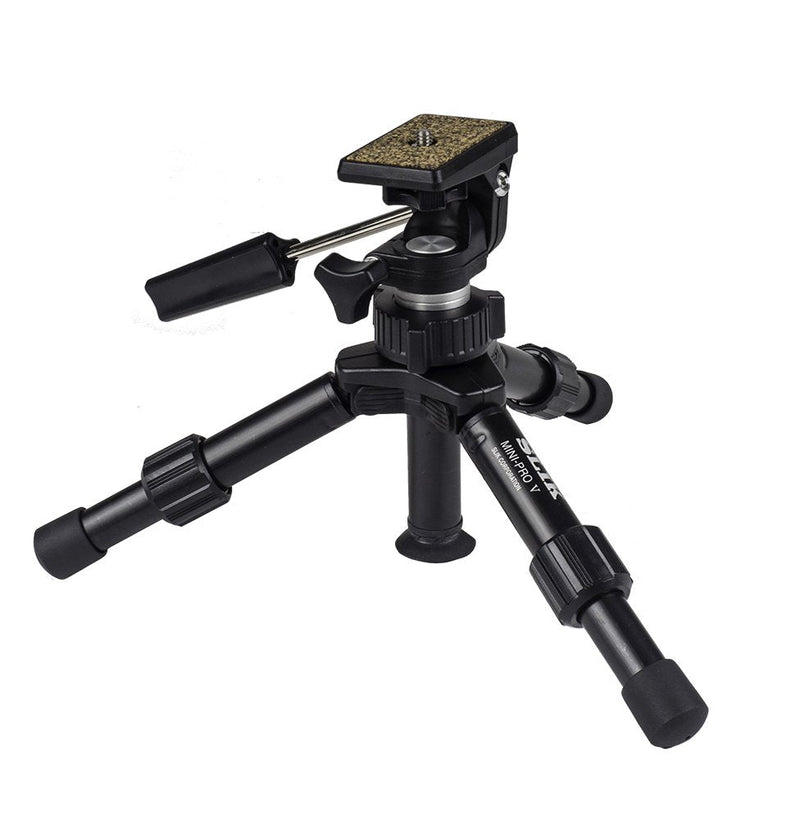  [AUSTRALIA] - SLIK Mini-Pro V Tripod with 2-Way Pan/Tilt Head - Black Mini Pro V