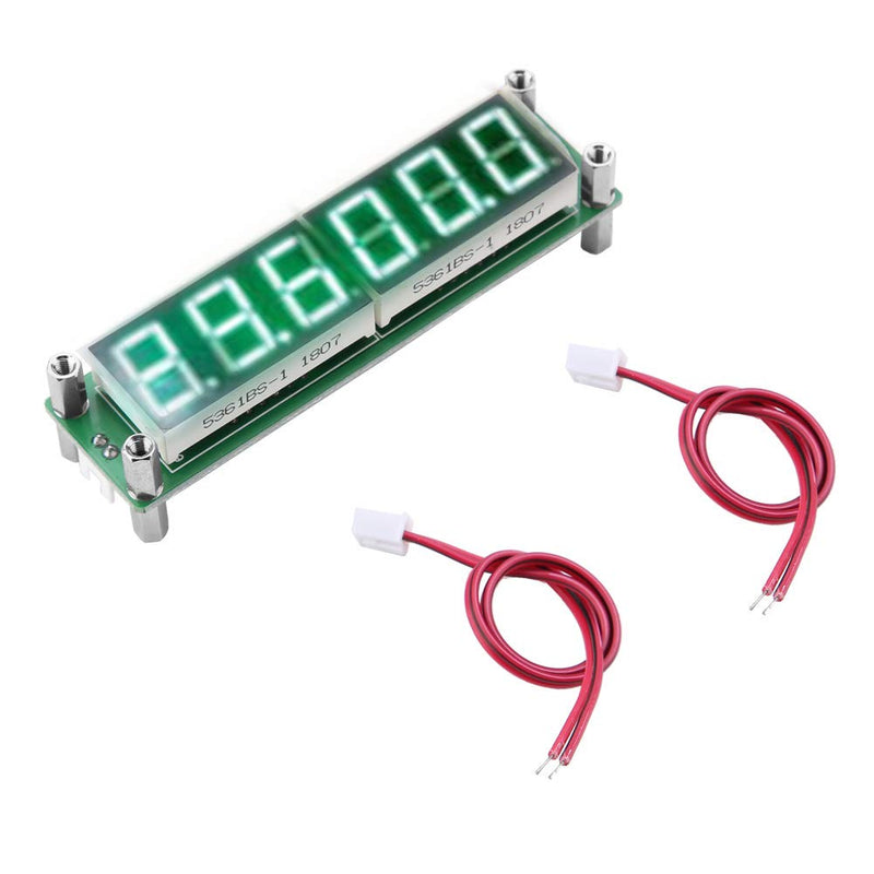  [AUSTRALIA] - High Sensitivity Digital Frequency Meter, PLJ-6LED-H LED Display Digital Signal Frequency Counter Cymometer, 1MHz-1000MHz, 90 mA (Green Font)