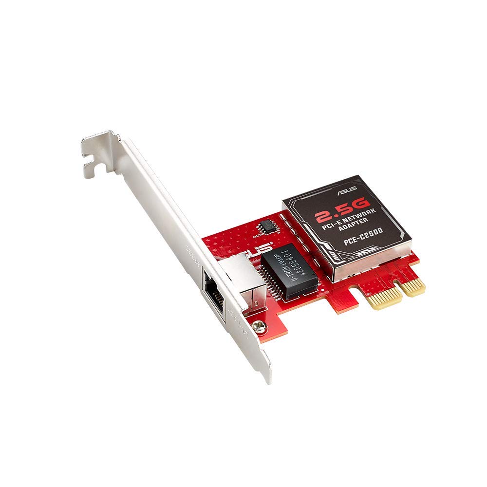  [AUSTRALIA] - ASUS PCE-C2500 2.5G Base-T PCIe Network Adapter with backward compatibility. Supporting 2.5G/1G/100Mbps, RJ45 Port