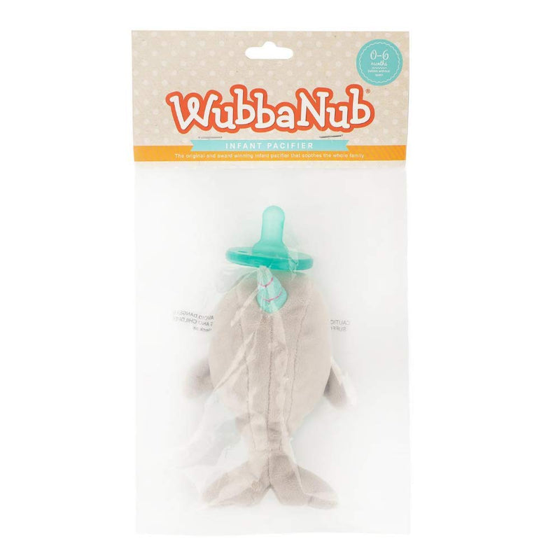 WubbaNub Infant Pacifier - Marnie Narwhal - LeoForward Australia