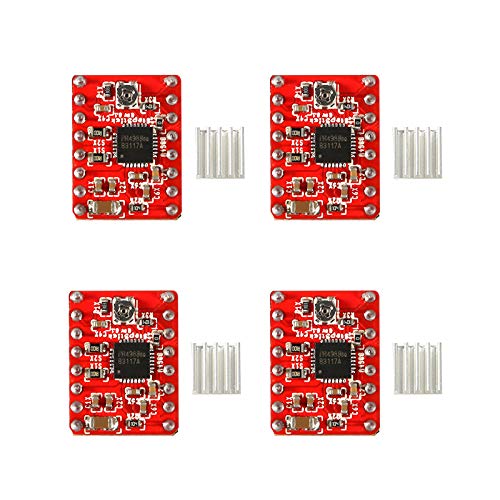  [AUSTRALIA] - ACEIRMC 3D Printer CNC Shield V3 Engraver Expansion Board with 4X A4988 Driver Module and 4 x Radiator