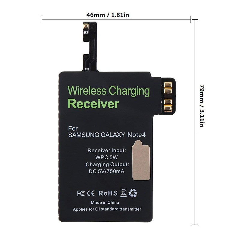 DiGiYes Universal 5V 750mA Qi Wireless Charger Charging Receiver Module for Samsung Galaxy Note 4 - LeoForward Australia