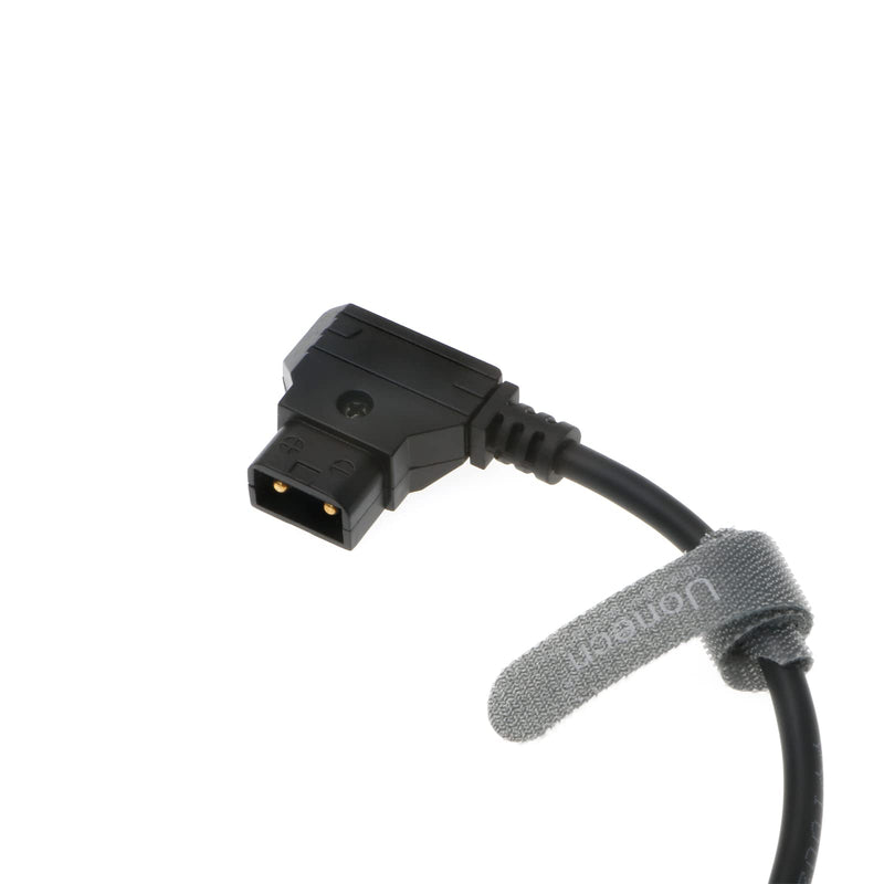  [AUSTRALIA] - Uonecn for Anton Bauer Power Cable D-tap to Right Angle 2 Pin Male Rotate 180 Degree for Zacuto Gratical Eye Viewfinder