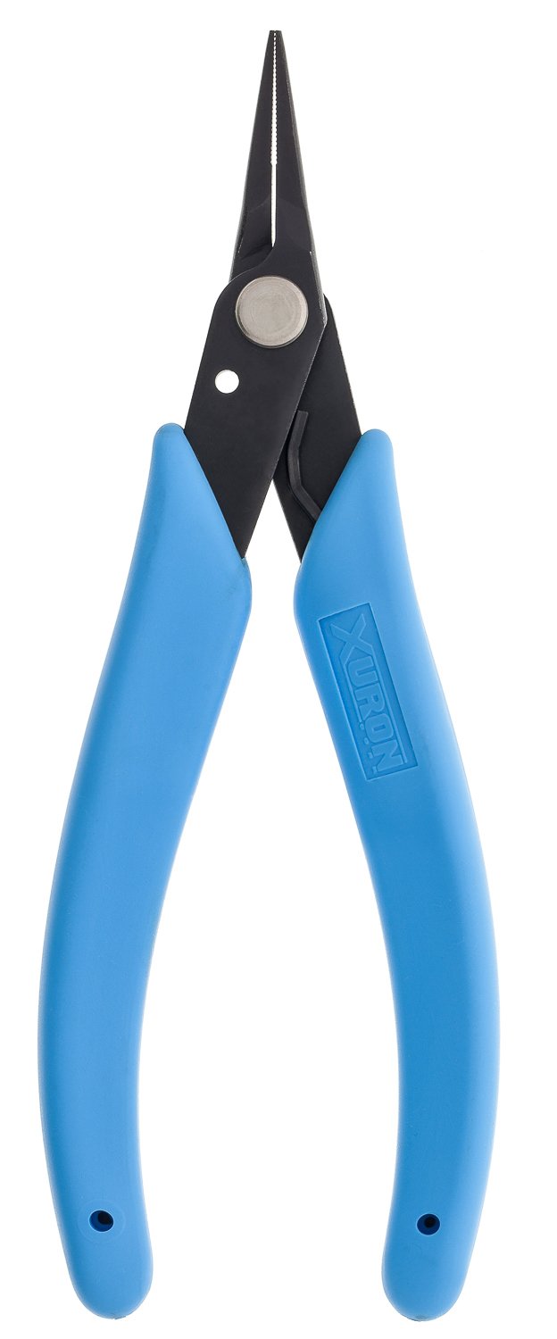  [AUSTRALIA] - Xuron - 450S Tweezer Nose Pliers - Serrated 1.92 inches x 5 inches