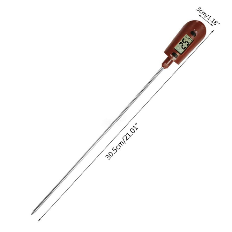  [AUSTRALIA] - Silicon Candy Thermometer Digital Spatula Thermometer Professional Durable deep Frying Instant Read Temperature Reader and Stirrer for Kitchen Cooking,Baking BBQ, Candy,Chocolate,Sauce, Jam