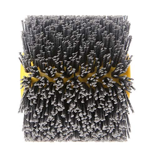  [AUSTRALIA] - SIGNI Abrasive Nylon Drawing Wheel Drum Burnishing Polishing Brush for wooden furniture floor polishing 120X100mm 80 Grit 1pack 80#
