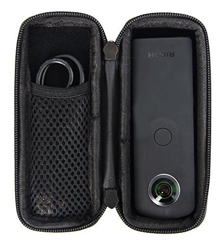  [AUSTRALIA] - Hard CASE fits Ricoh Theta (All Models) Digital Camera. with mesh Pocket. by Caseling