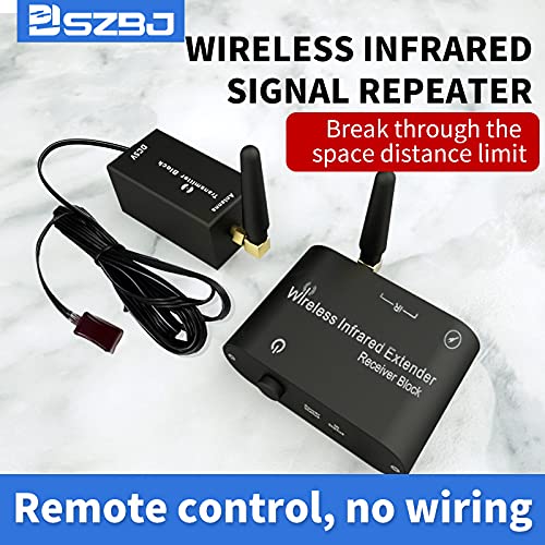  [AUSTRALIA] - SZBJ Wireless IR Repeater Kit/Remote Control Extender (Four Head Emitter) Four Head Emitter