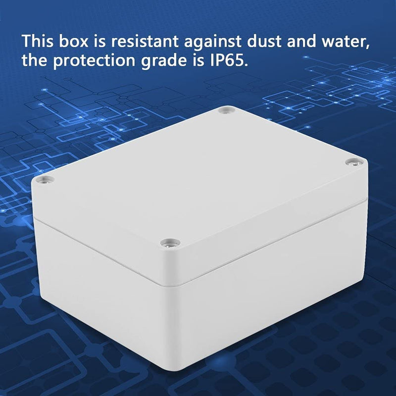  [AUSTRALIA] - Junction box, 15 size selection, junction box, waterproof IP65 junction box, surface-mounted junction box, ABS electrical junction boxes, DIY plastic case, distribution box (11.5 x 9 x 5.5 cm), 115 x 90 x 55 mm