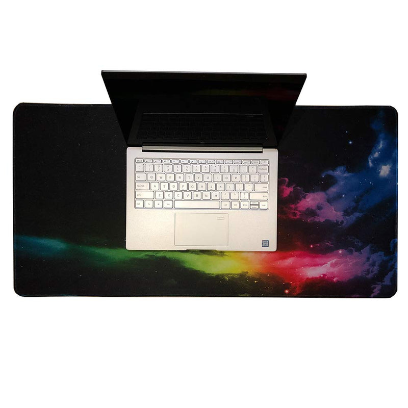Large Extended Gaming Mouse,Desk Mouse Mat,Keyboard Pad ,Mat for Computer Desk,, Designed for Computers/Gaming Surface/Office(Blue) - LeoForward Australia