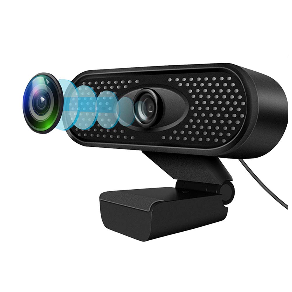  [AUSTRALIA] - 1080P Full HD Webcam with Mic,Laptop Desktop Computer Camera for Online Video Education, Portable Camera, USB PC Webcam for Video Call, Recording, Meeting, Games,Skype OBS,Mac YouTube