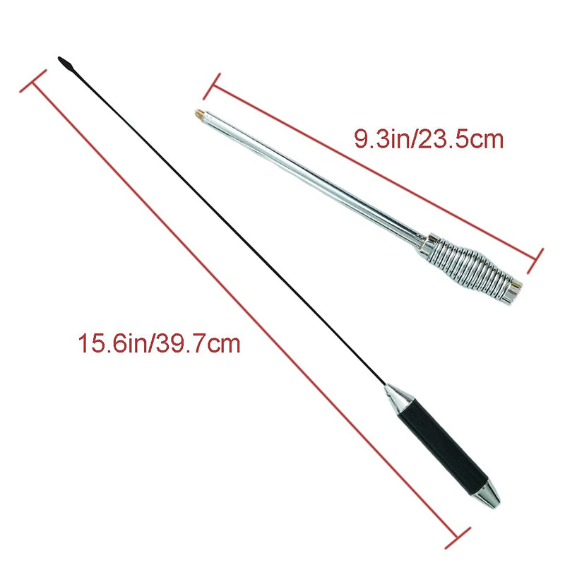  [AUSTRALIA] - CB Antenna 28 inch Portable Indoor Outdoor Antenna with Heavy Duty Magnet Mount Mobile Car Radio 27MHZ All CB Radio Antenna for President Midland Cobra Uniden 1 Complete Set