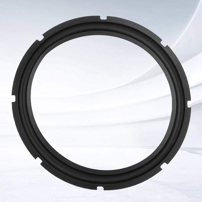  [AUSTRALIA] - 12inch Universal Rim Foam Repair Woofer Bass Loudspeaker Surrounds Circle Foam for Bass Speaker Perforated Rubber Speaker Foam Edge Subwoofer Surround Spare Parts for Speaker Repair or DIY (Black)