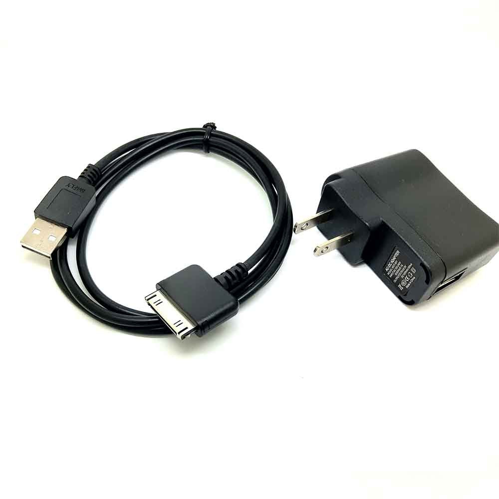  [AUSTRALIA] - PINGSX 2IN1 USB Data SYNC & Charger Cable for SANDISK Sansa E200 E250 E260 E270 E280 C200 Sansa Fuze (Cable+Charger)