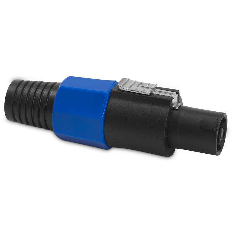  [AUSTRALIA] - UMOKI 4 Pack Professional Speakon Speaker Adapter Connectors - Audio Speaker Plug Twist Lock 4 Pole Compatible with Neutrik Speakon NA4LJ, NA4LJX, NL4MP, NL4MPR, NL4FC, NL4FX (Type3) Type 3