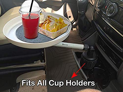  [AUSTRALIA] - Zento Deals Handy Swivel Round Tray - for a More Organized and Convenient Time in Your Car