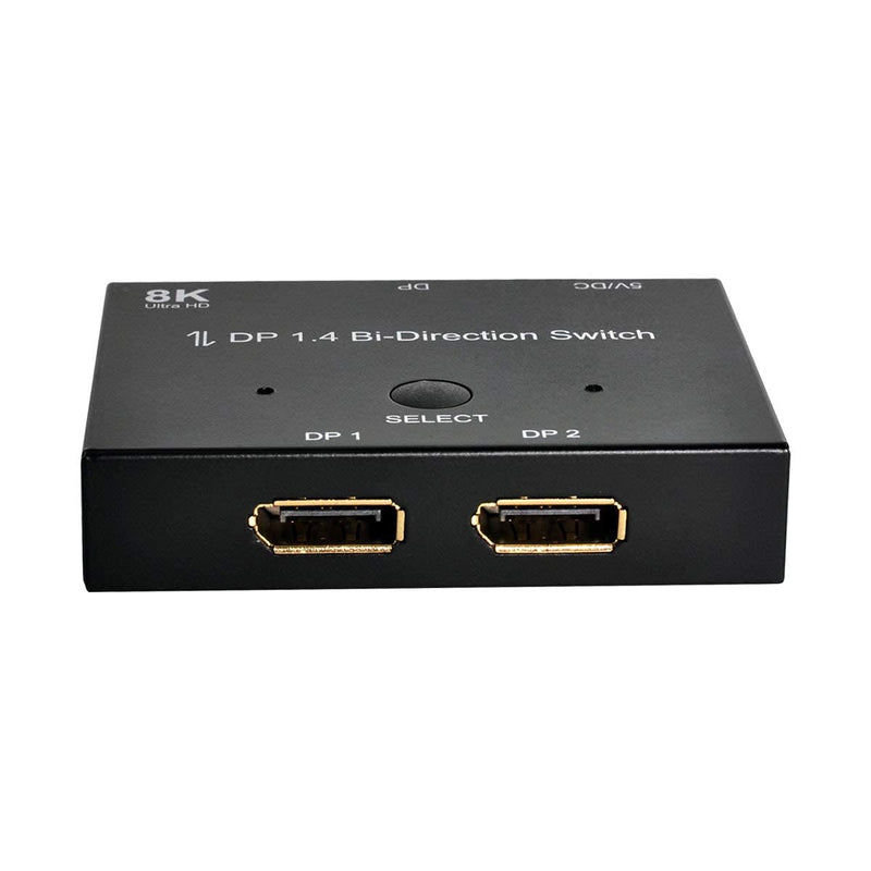  [AUSTRALIA] - CY DisplayPort Switch 8K DisplayPort Splitter Bi-Direction DisplayPort Switcher DisplayPort Switch Splitter DP DisplayPort Adapter Black Displayport Switch