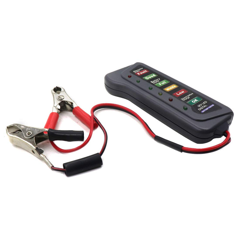 AUTUT Car Battery Tester 12V Digital Alternator Tester Auto Diagnostic Tool for Checking Battery Condition & Alternator Charging - LeoForward Australia