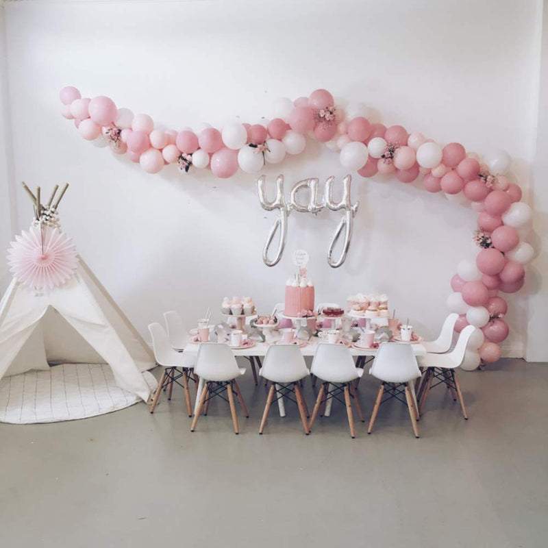  [AUSTRALIA] - KIMCOME Balloon Arch Kit Balloon Decoration Strip Kit for Garland, 50 Feet Balloon Tape Strip, 300 Dot Glue Point Stickers, Suitable for Party Wedding Birthday Baby Shower [Upgrade Version]