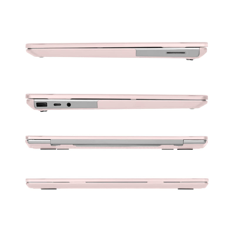  [AUSTRALIA] - MOSISO Case Only Compatible with Microsoft Surface Laptop Go 2/1 12.4 inch 2022 2020 Release (Models: 2013 & 1943), Protective Plastic Hard Shell Case Cover, Chalk Pink