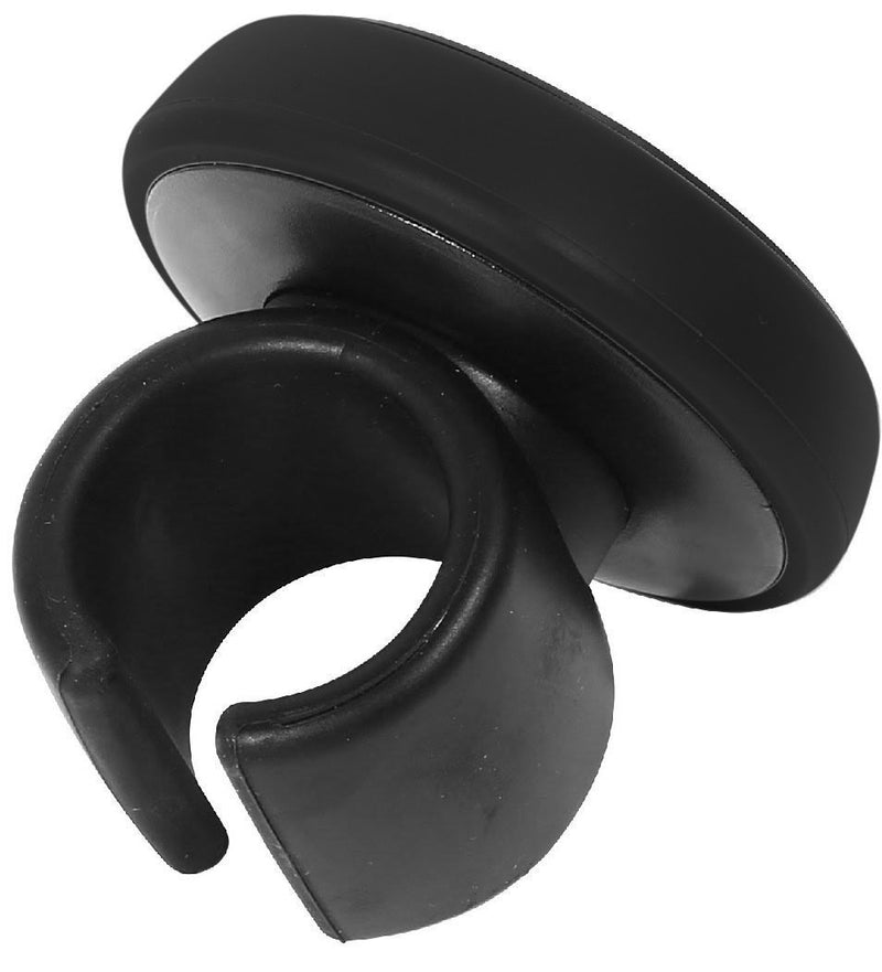  [AUSTRALIA] - Steering Wheel Spinner, by AutoMuko Silicone Power Handle, steering wheel knob, Easy installation No tools required (Black)