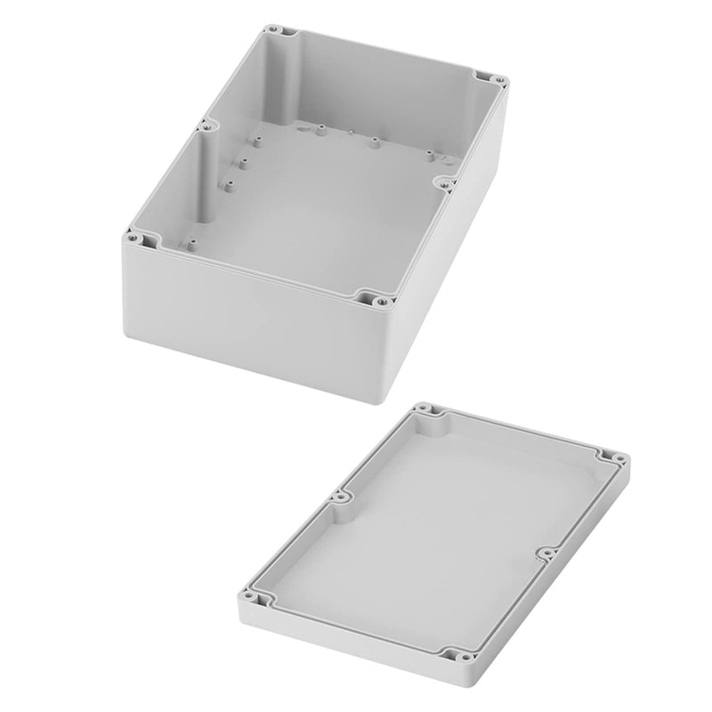  [AUSTRALIA] - Waterproof Junction Box, Gray Plastic Enclosure Project Case DIY Wiring Junction Box 230*150*85mm