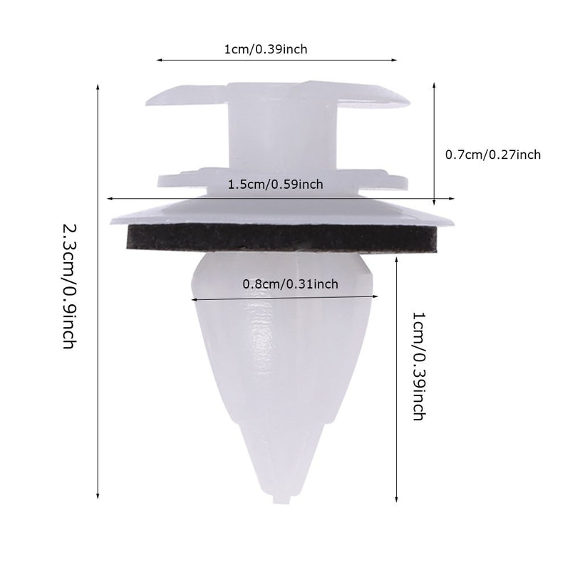Saihisday Door Panel Clips with Seal Ring for BMW E34 E36 E38 E39 E46 X5 M3 M5 Z3 (Pack of 100) - LeoForward Australia