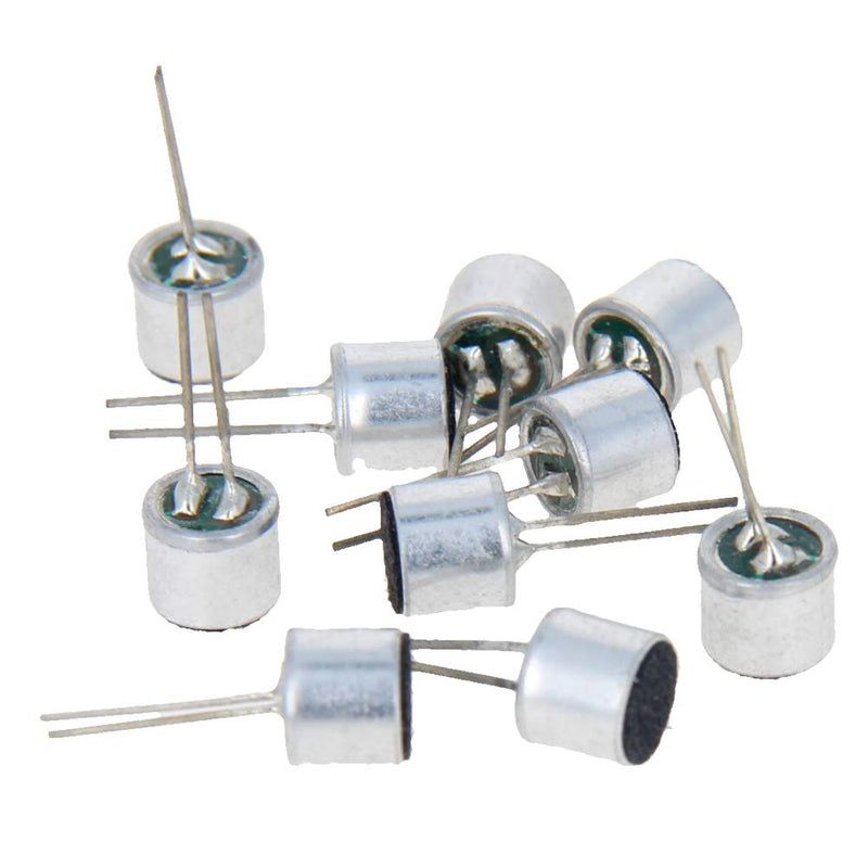  [AUSTRALIA] - Fielect 30Pcs 6050P-54DB Electret Microphone Pickup 6mm x 5mm Cylindrical Condenser MIC with Pins